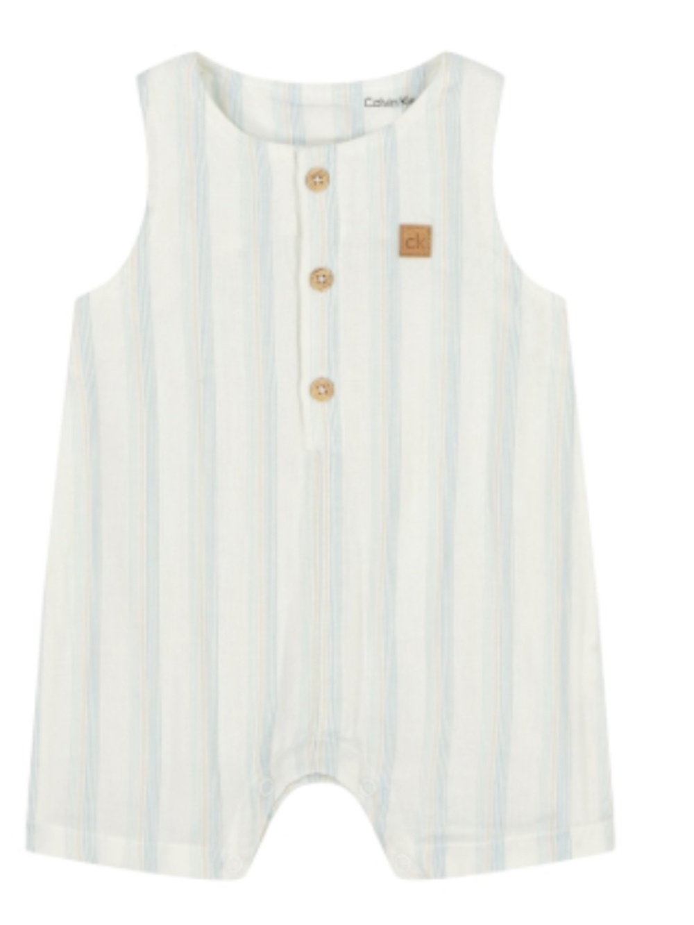 Calvin Klein Baby Boy 3-6 month Striped Romper